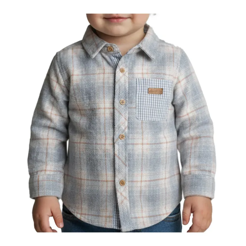 Camisa Franela Escocesa Niño - Imagen 4
