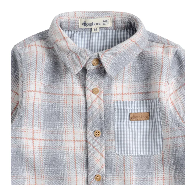 Camisa Franela Escocesa Niño - Imagen 3